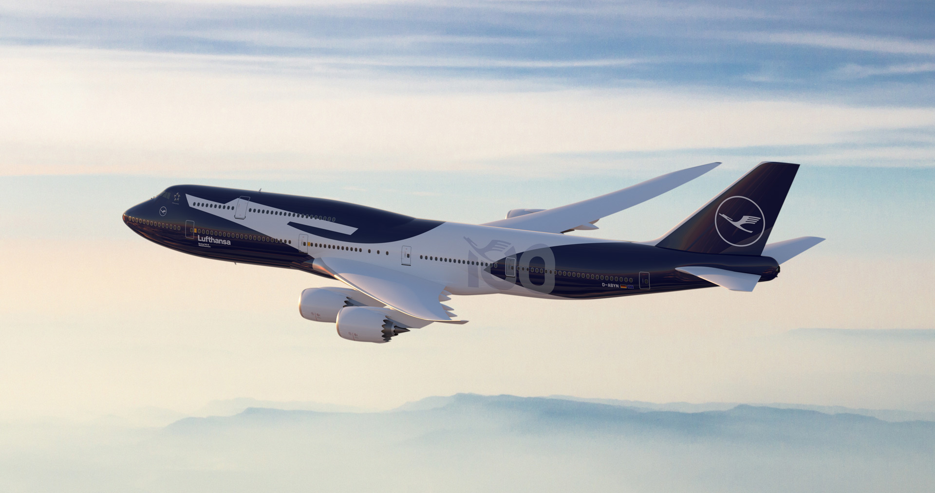 Aerobrand Lufthansa 100-Year Livery B747-8