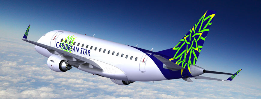 Livery design for the Caribbean Star E170