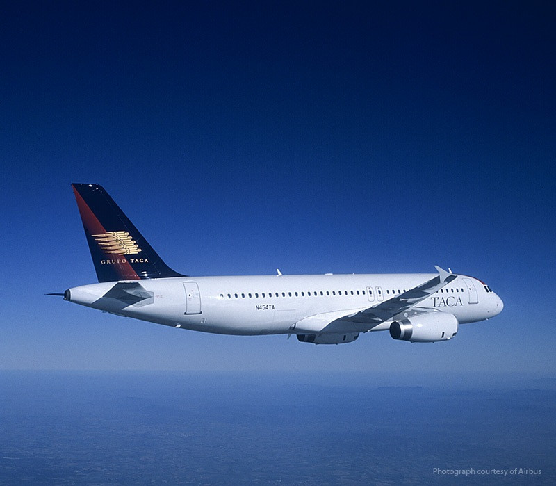 Livery design for Grupo TACA. Airbus A320-200.
